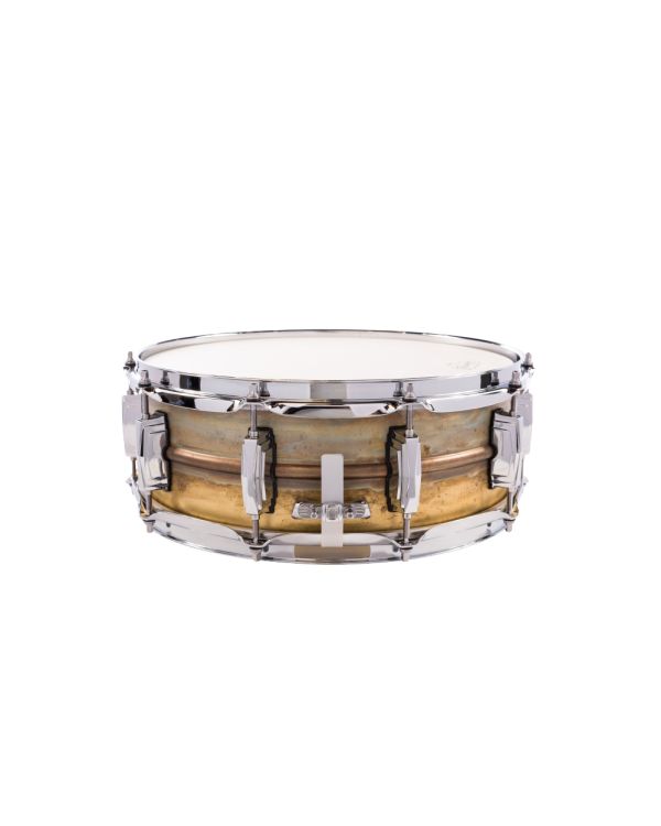 Ludwig 14x5 Raw Brass Phonic Snare Drum