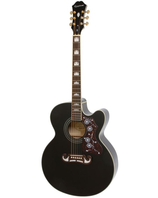 B-Stock Epiphone J-200EC Electro Acoustic Guitar, Black