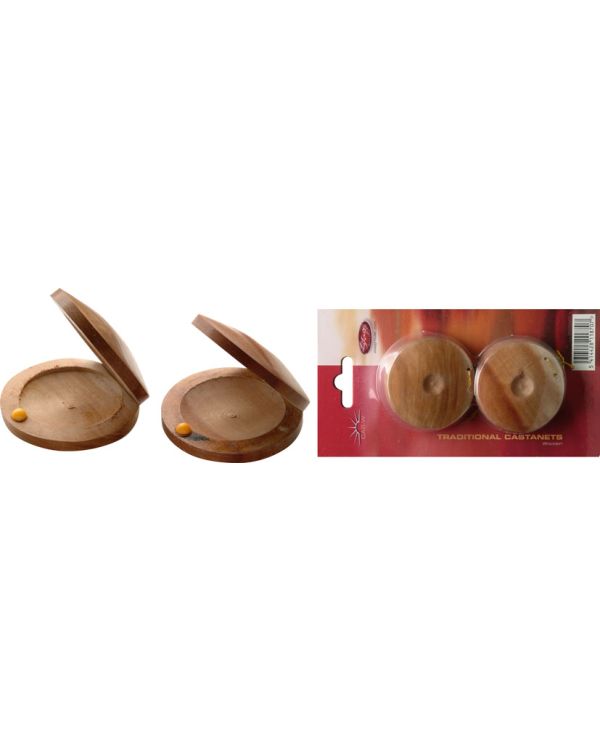 Stagg Wooden Castanets Pair