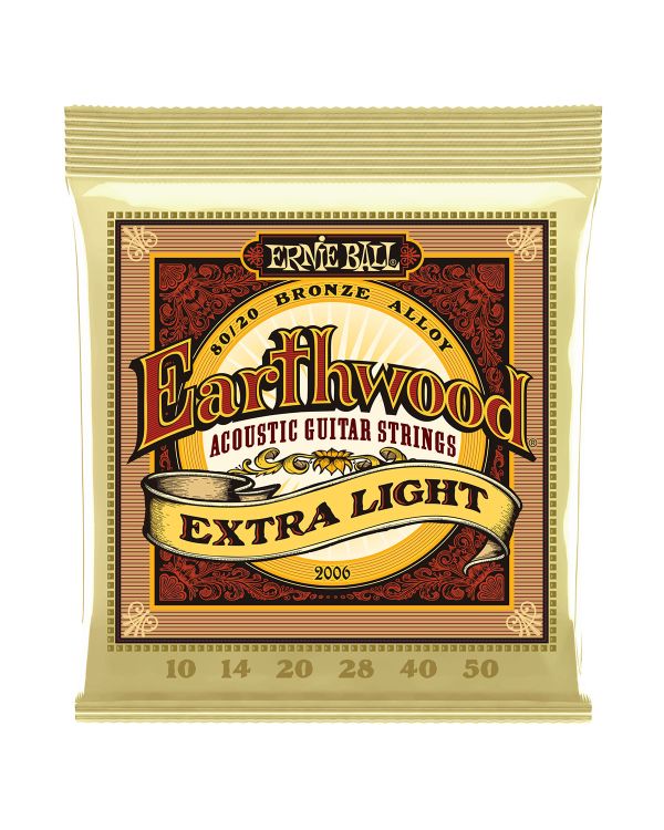 Ernie Ball Earthwood 2006 80/20 Bronze X-Light Set 10-50