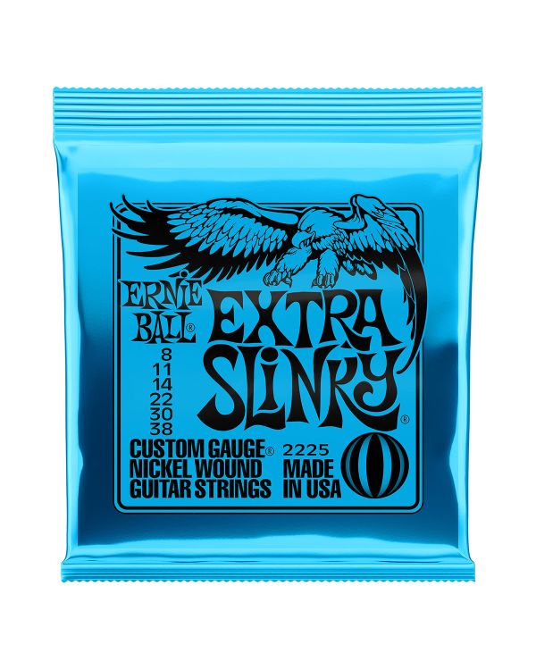 Ernie Ball 2225 Extra Slinky Electric Guitar Strings 8-38