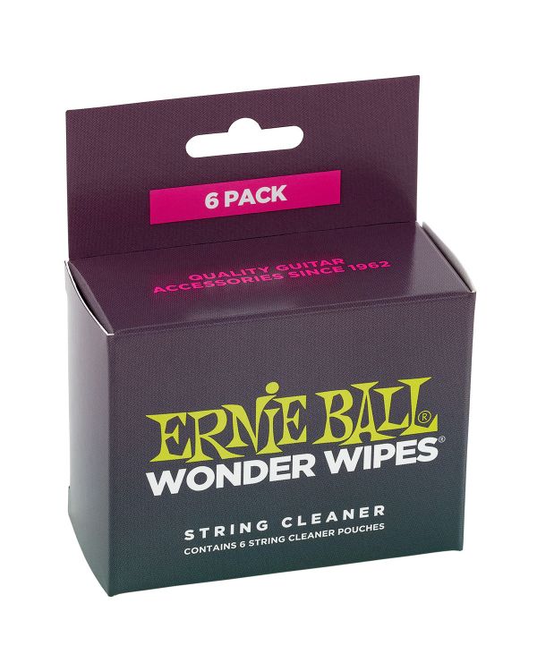Ernie Ball 4277 W/wipe String Cleaner 6-pack