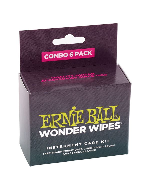 Ernie Ball 4279 Wonder Wipes Combo 6-pack