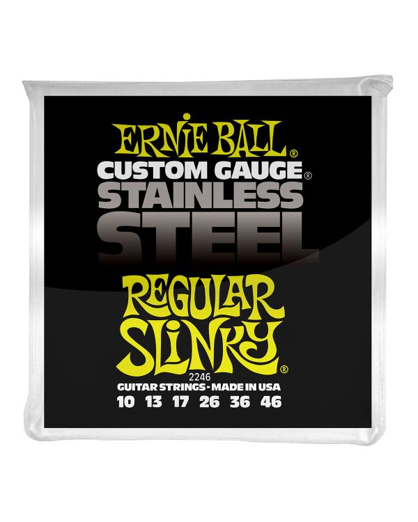 Ernie Ball 2246 Stainless Steel Regular Slinky 10-46