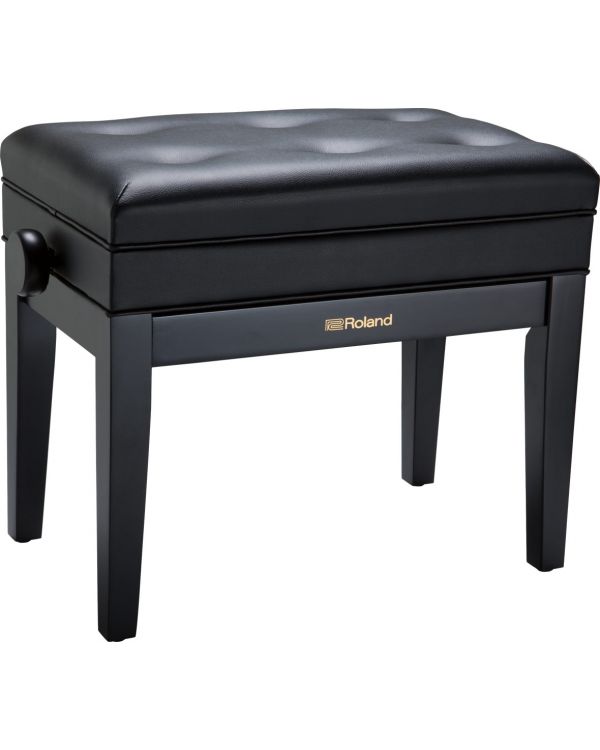 Roland RPB-400BK Satin Black Piano Bench with Compartment
