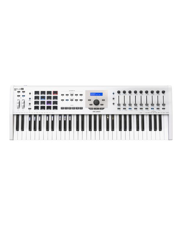 Arturia Keylab 61 MKII USB MIDI Keyboard, White