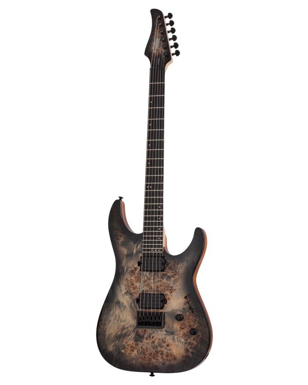 Schecter C-6 Pro Electric Guitar in Charcoal Burst