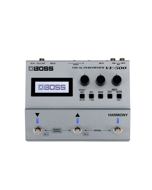 Boss VE-500 Vocal Performer Effects and Harmoniser Pedal
