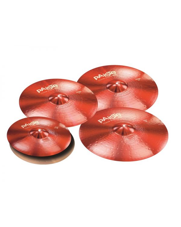 Paiste Color Sound 900 Medium Red Cymbal Pack