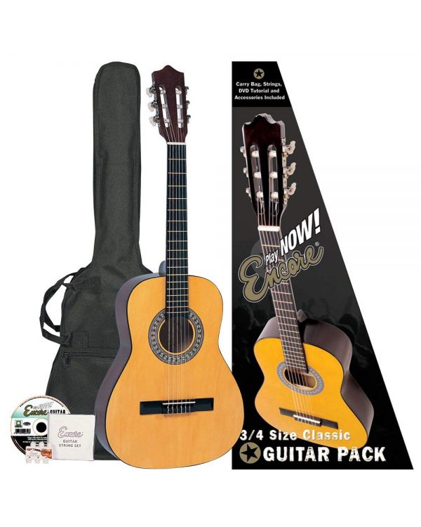 Encore 3/4 Size Classical Guitar Starter Pack