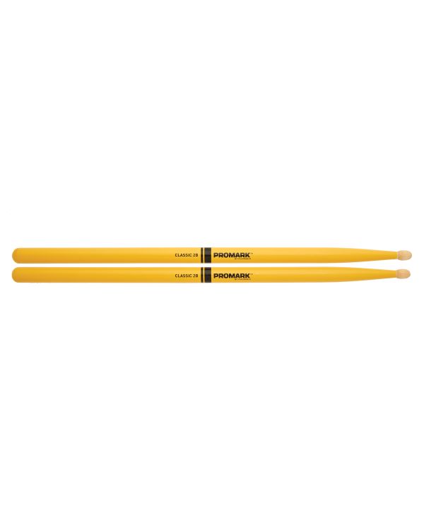 Promark Classic 2B Yellow Drumsticks