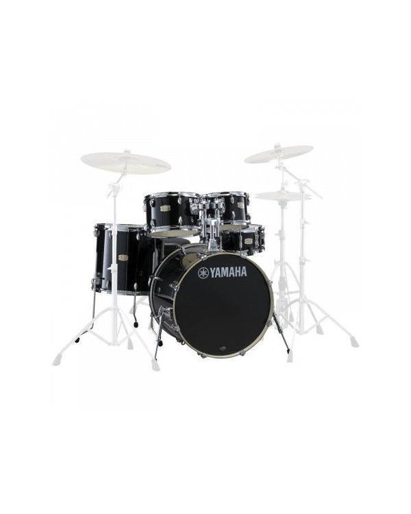 Yamaha Stage Custom 22x17 Drum Kit in Raven Black