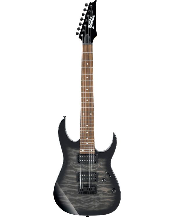 Ibanez GRG7221QA 7-String Guitar Transparent Black Sunburst