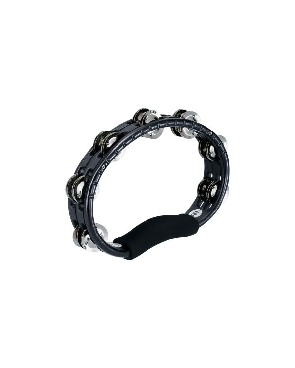 Meinl Hand Held ABS Traditional Tambourine with Steel Jingles in Black