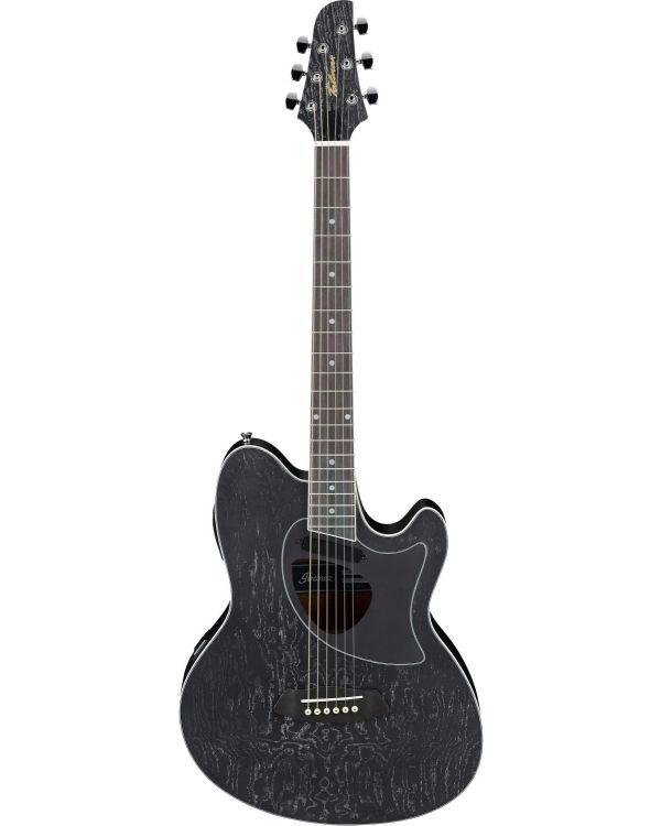 B-Stock Ibanez TCM50 Talman Electro Acoustic Guitar, Galaxy Black Open Pore