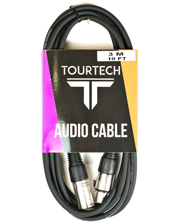 TOURTECH XLR to XLR Basic Microphone Cable 3m 
