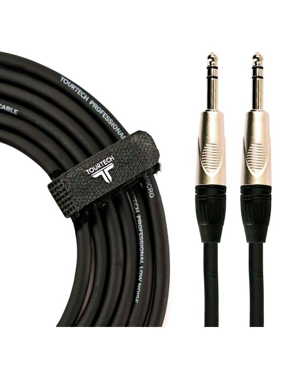 TOURTECH Stereo Jack to Jack Audio Cable, 1m 