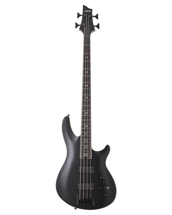 Schecter SLS Elite-4 Evil Twin Satin Black Bass Guitar