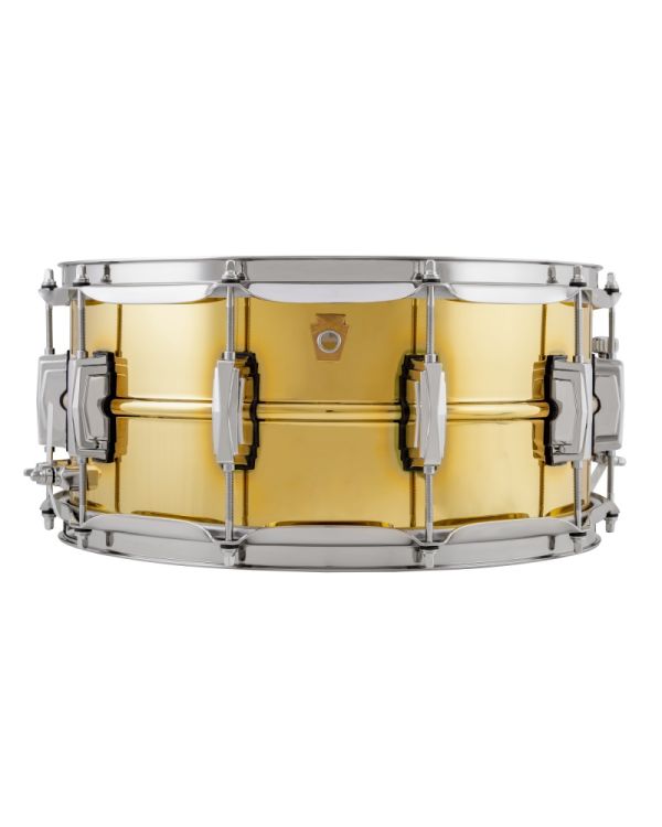 Ludwig Super Series Brass 14 x 6.5" Snare Drum with Nickel Hardware