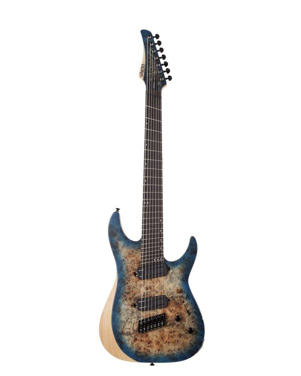 Schecter Reaper-7 Multi-Scale Sky Burst 7 String Guitar