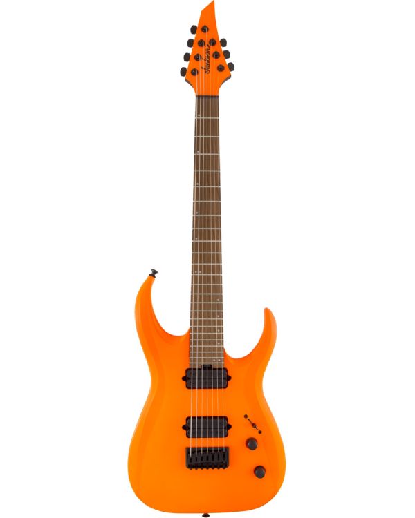 Jackson Pro Signature Misha Mansoor Juggernaut HT7 Neon Orange Guitar