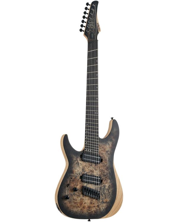 Schecter Reaper-7 Muli-Scale Charcoal Burst LH 7 String Guitar