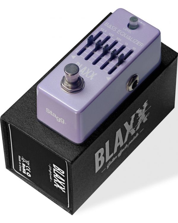 BLAXX 5-band Equalizer Pedal for Bass Guitar