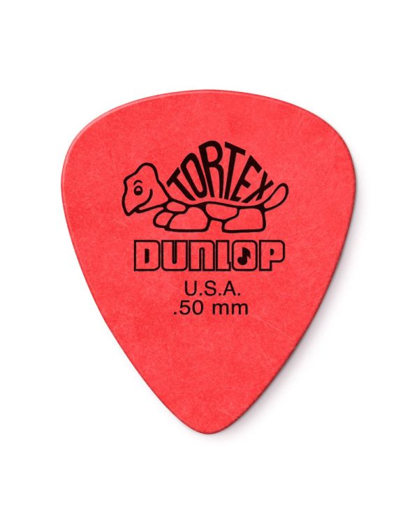 Dunlop Tortex Standard Red 0.50mm Players (12 Pack)