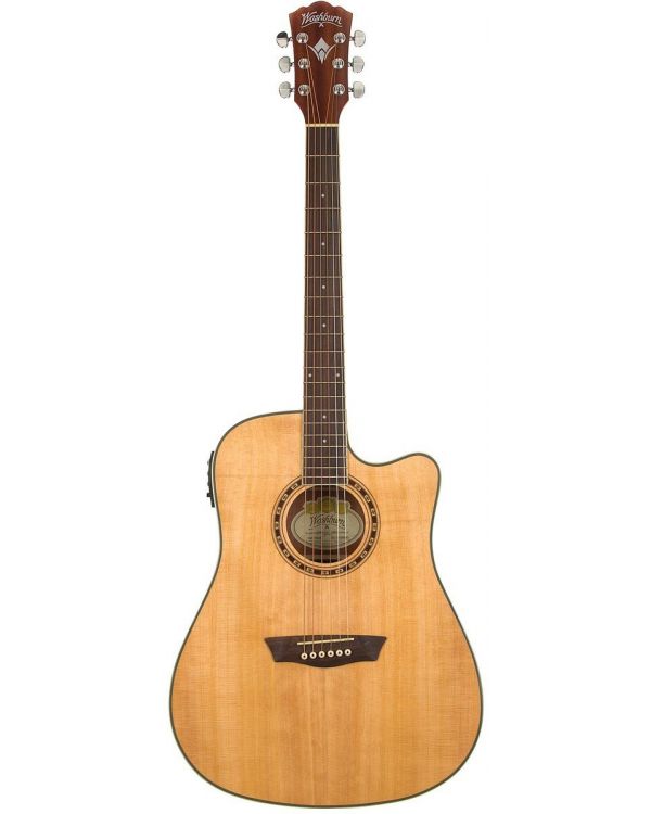 Washburn WD7SCE-N Natural Harvest 7 Series Electro-Acoustic Guitar