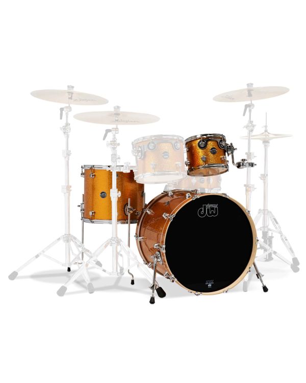 DW Performance Series 18" 3-Piece Shell Pack in Gold Sparkle