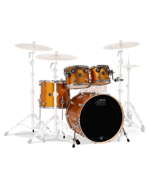 DW Performance Series 20" 4-Piece Shell Pack in Gold Sparkle