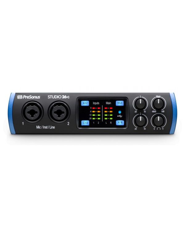 Presonus Studio 26c USB-C Audio and MIDI Interface