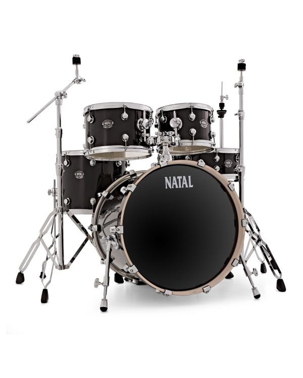 Natal Arcadia Poplar 20" Fusion Shell Pack in Black with Hardware