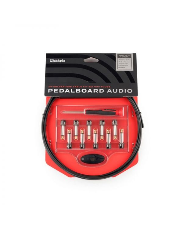 Daddario DIY Solderless Pedalboard Cable Kit with Mini Plugs