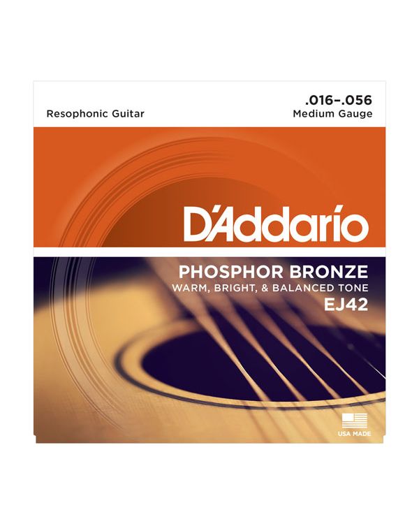 DAddario EJ42 Resophonic Guitar Strings 16-56