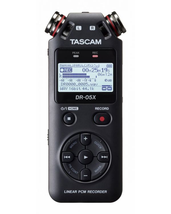 Tascam DR-05X Handheld Stereo Recorder and USB Audio Interface