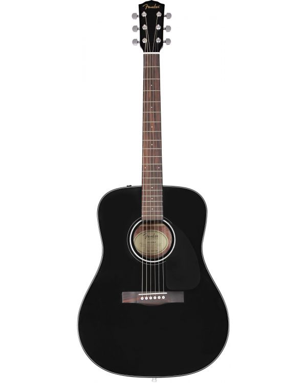 Fender CD-60 Dread V3 DS Acoustic Guitar, Black