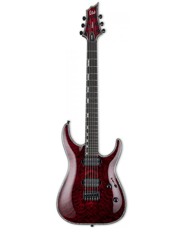 ESP LTD H-1001 STBC Electric Guitar, See Thru Black Cherry