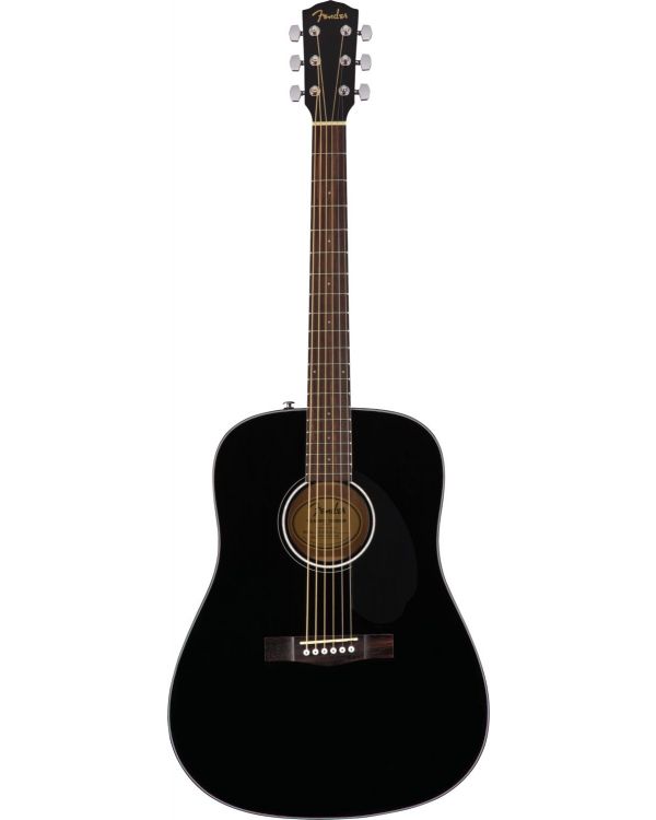 Fender CD-60S Dreadnought Acoustic Guitar WN, Black