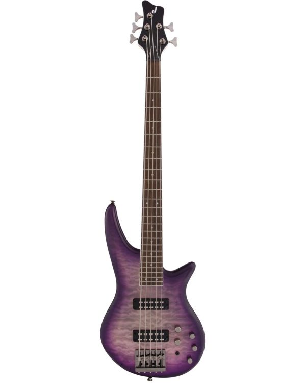 Jackson JS3QV JS Series Spectra 5-String Bass, Purple Phaze