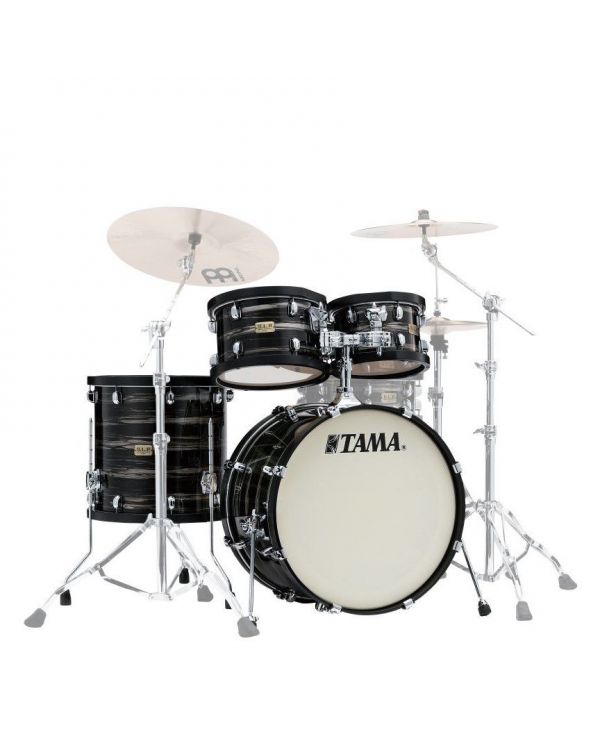 Tama SLP Studio Maple 4-Piece Shell Pack Lacquered Charcoal Oyster