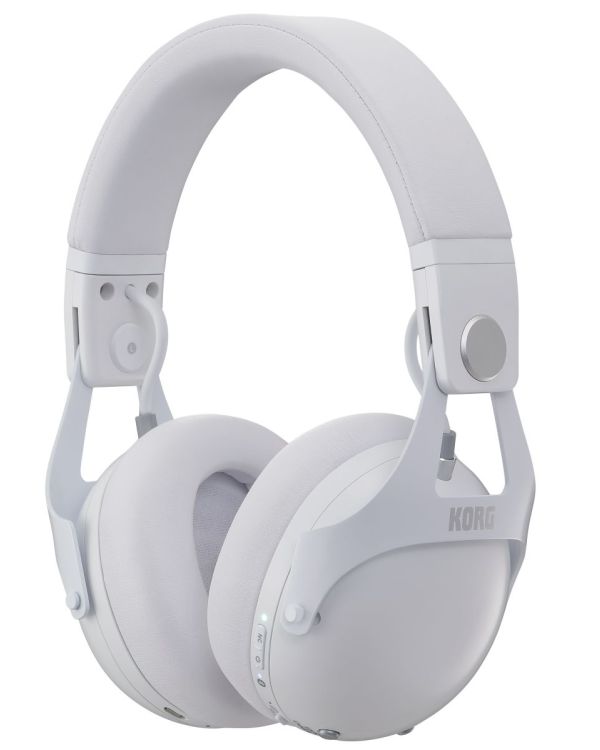 Korg NCQ1-WH Smart Noise Cancelling Headphones, White