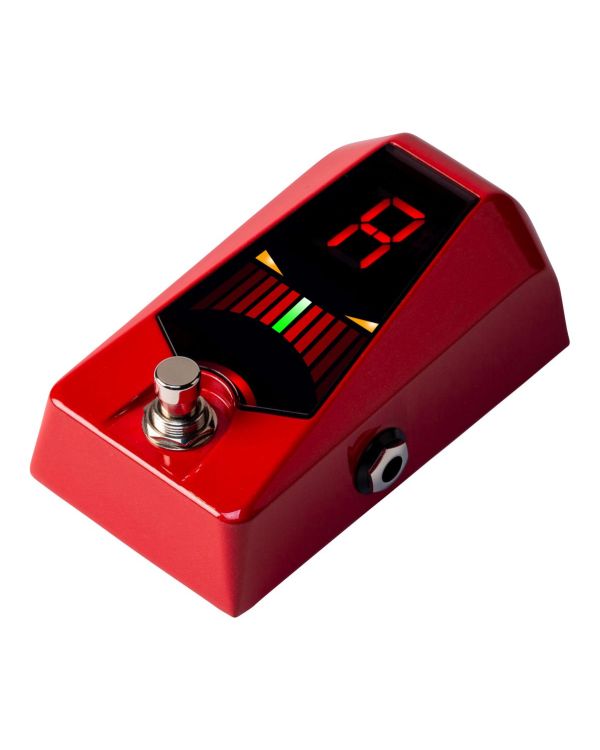 Korg Pitchblack Advance Pedal Tuner, Sparkle Red