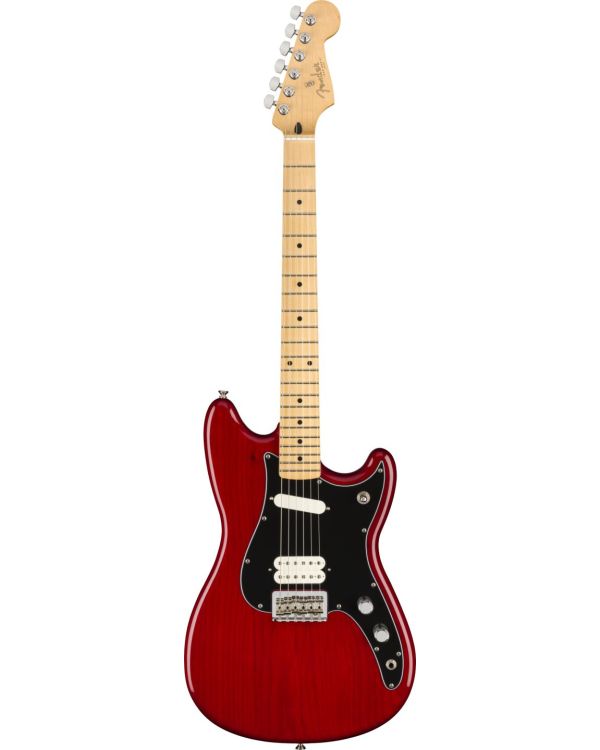 Fender Duo Sonic HS Electric Guitar MN, Crimson Red Transparent