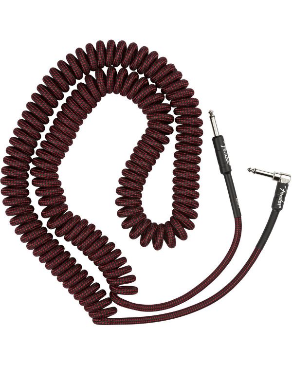 Fender Professional Coil Cable 30ft, Red Tweed