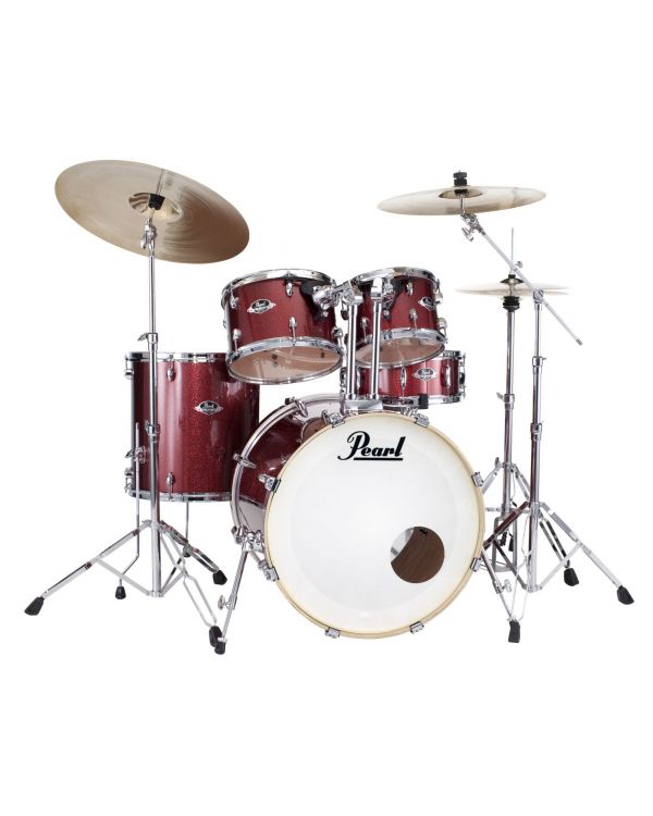 Pearl Export EXX 5pc 22in Drum Kit Black Cherry Glitter