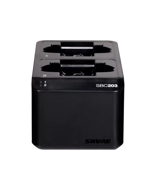 Shure SB203 Dual Dock Charger for SLX-D1 and SLX-D2 Transmitters