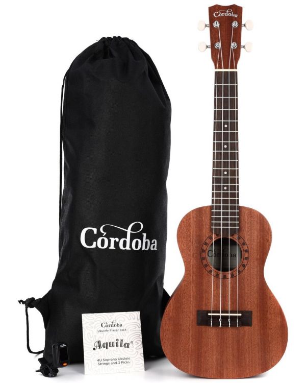 Cordoba Concert Ukulele, Player Pack