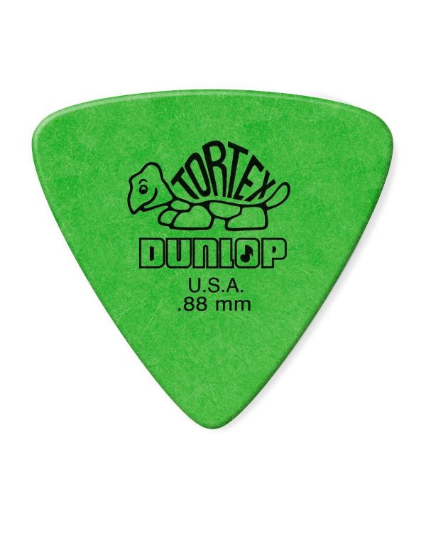 Dunlop Tortex Triangle Green 0.88mm Players (6 Pack)