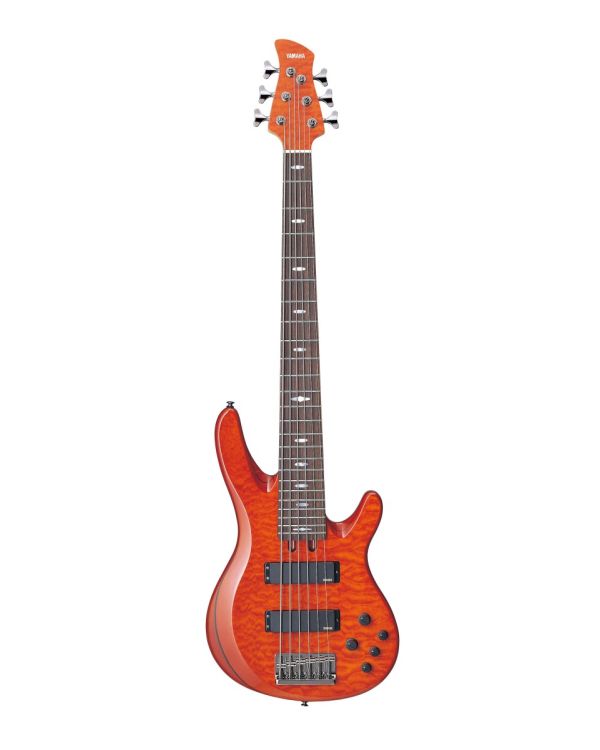 Yamaha TRB-1006J 6 String Electric Bass Guitar in Caramel Brown